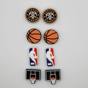 NBA Denver Nuggets Basketball Team For Crocs Shoe Charms  - 8 Pieces - Picture 1 of 1