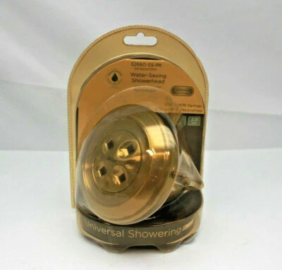 Delta 52660-SS-PK 2.0 GPM 4" Wide Single Function Showerhead w/ H2OKinetic Tech. - Image 1 of 4