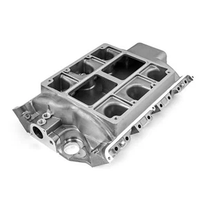 Ford FE 390 428 6-71 8-71 Supercharger Aluminum Intake Manifold Machine Polished - Picture 1 of 4