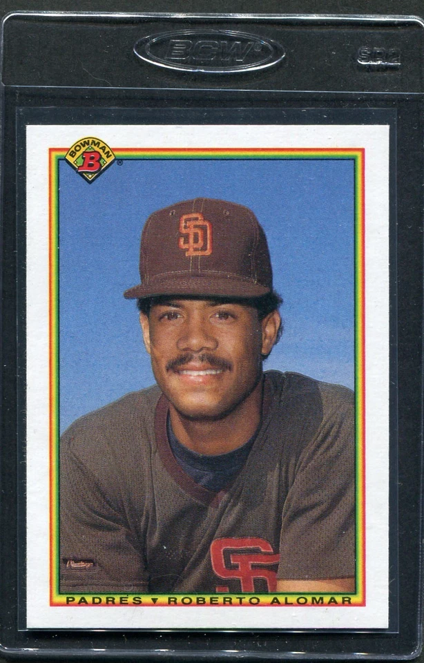 1990 Bowman Roberto Alomar #221 Padres Mint - Image 1 of 1