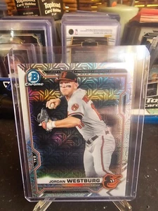 Bowman Chrome Jordan Westburg 2021 #BCP-98 refractor Mojo - Imagen 1 de 6