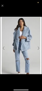 Blue Fluffy Coat - Picture 1 of 5