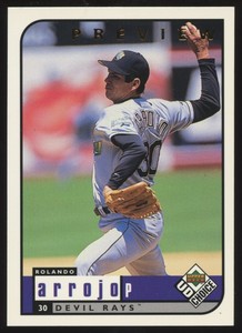 1999 UD CHOICE PREVIEW #146 ROLANDO ARROJO TAMPA BAY DEVIL RAYS