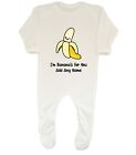 Personalised Mixed Fruit Character Banana Baby Grow Sleepsuit Boys Girls