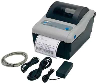 SATO CG412DT Direct Thermal 4x6 Label Printer LAN USB - similar to CG408DT model - Image 1 of 4