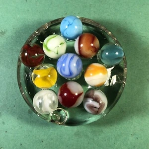 Vintage Marbles | Approximately 1/2" | Lot Of 11 | Nice Patterns | Lot #301 - Picture 1 of 4