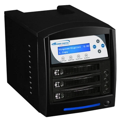 1 to 2 HDD Hard Drive SSD Clone Duplicator Standalone 120MB/Sec HDDSHARKTB-2T-BK - Image 1 of 4