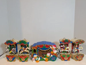 Mr Christmas MICKEY’S Holiday Carousel Music! Disney Donald Goofy Minnie - Picture 1 of 20