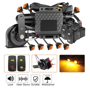 UTV Turn Signal Lights w/Horn &8 Led Chip Street Legal Kit for X3 MAX RZR Ranger - Bild 1 von 10
