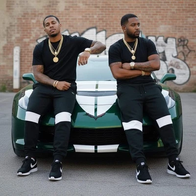 *SEAN JOHN* (VERDE~MULTI) •PANTALONES DEPORTIVOS JOGGER DE POLIÉSTER• (TALLA XB) Foto 1 de 4