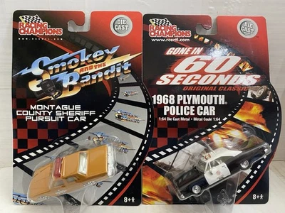 Racing Champions Gone In 60Second 1968 carro de polícia Plymouth Smokey And The Bandit - Imagem 1 de 4