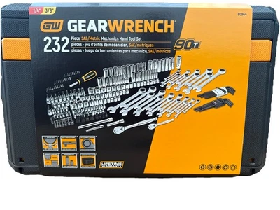 GearWrench 80944- 232 шт. набор инструментов SAE/Metric Master Mechanics - Изображение 1 из 4