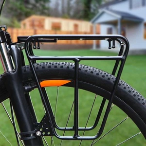 Bike Front Carrier Rack, Cargo Pannier Equipment Maximum Load 55.12lbs Luggage - Picture 1 of 6