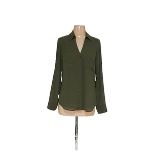 Top con bottoni Express verde - Foto 1 di 4