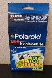 Polaroid 600 Schwarzweiß Pack Sofortbildfilm 10 Fotos 02/1999 Neu aus altem Lagerbestand - Bild 1 von 3