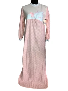 NUEVO CON ETIQUETAS NOS Kimberly Laine Mujer 1 Pieza Camisón S Rosa Hipopótamo Imagen Pequeño Agujero - Imagen 1 de 14