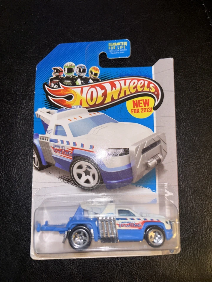 Hot Wheels #50 HW City-HW 2013 City Works REPO DUTY variante blanca/azul con 5 velocidades Foto 1 de 1
