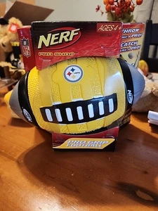 NEW PITTSBURGH STEELERS NFL NERF PRO GRIP FOOTBALL Rare Excellent  - Picture 1 of 7