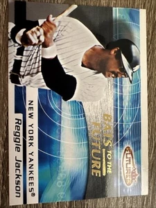 2001 Fleer Futures Bats to the Future Reggie Jackson #9BF HOF - Picture 1 of 2