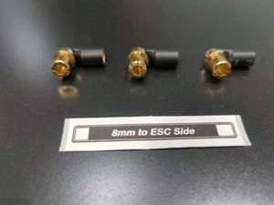 8mm Male - 6.5mm Female 90 degree RC Adapter For Castle XLX2 ESC & 6.5MM Motor - Picture 1 of 3