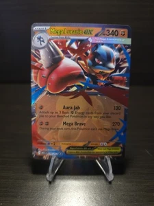 MEGA LUCARIO EX 2025 POKEMON MEGA EVOLUTION DOBLE RARO 077/132 Q4496 - Imagen 1 de 2