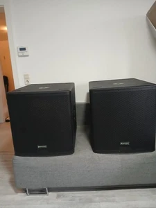 2 Pronomic C-118SA active subwoofer +cover 2x set. Power: 1600 wattsPower: 1600 - Bild 1 von 13