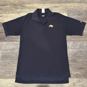 Buffalo Sabres Polo Shirt Men’s Medium NHL Navy Blue Reebok Hockey Cotton Blend - Picture 1 of 18