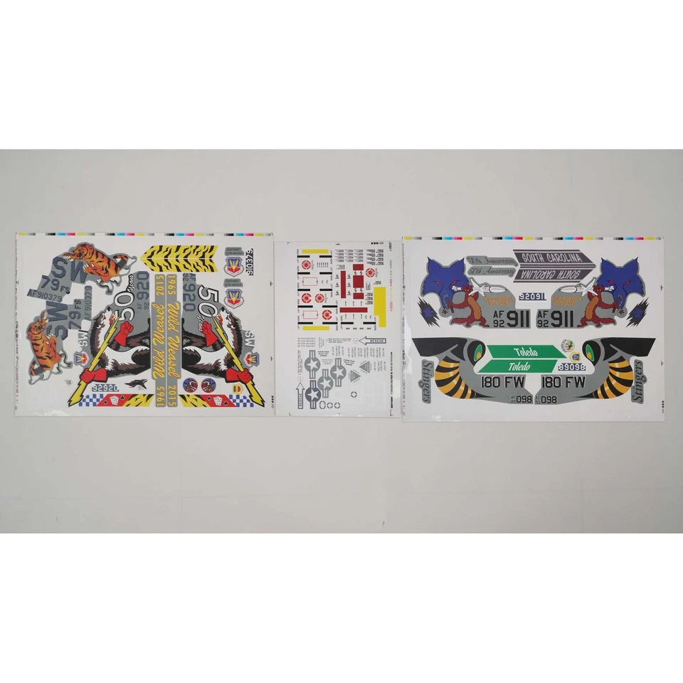 E-Flite EFL87884 Decal Set: F-16 Falcon-Gray 80mm EDF - Image 1 of 1