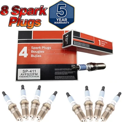 8PCS Ignition Coil & Platinum Spark Plug for Ford Edge Taurus 07-12 3.5L - Image 1 of 4
