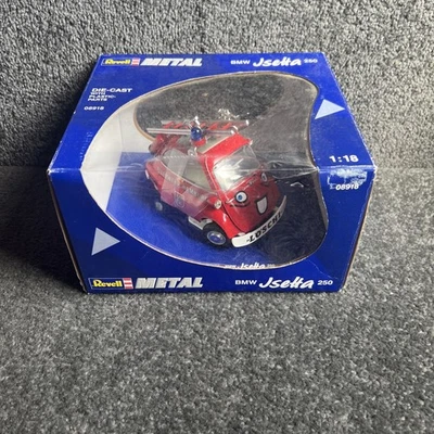REVELL  METAL DIECAST BMW JSETTA 250 RED  08918   1:18 SCALE NEW BOXED - Image 1 of 4