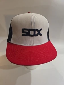 Vintage Chicago White Sox Hat Men's Snapback Adjustable Reynolds Made in USA - Picture 1 of 10