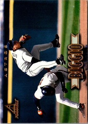 1997 New Pinnacle Craig Biggio #92 Houston Astros Baseball Card - Image 1 of 2