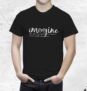 Imagine John Lennon T shirt The Beatles Man Woman - Picture 1 of 2