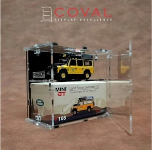 Coval Displays - SMG-102 - Single Mini GT/ TSM Model - Stackable - Open Door - Picture 1 of 3