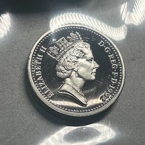 1992 United Kingdom Silver Proof One Pound Coin w/ COA Wes - Picture 1 of 4