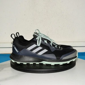 Adida Terrex Black Ash Green Hiking Running Shoe Women US 10 - Picture 1 of 18