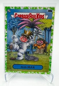 2022 Garbage Pail Kids Bookworms Booger Green Mad MAX 49a Sticker Card GPK - Picture 1 of 4