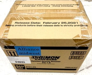 Digimon Release Special Booster Ver 1.5 Booster Box Case Sealed - Picture 1 of 5