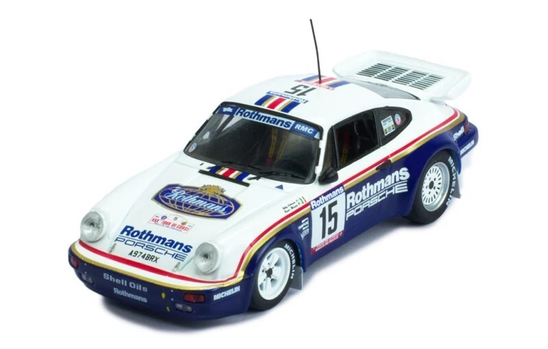 1/43 PORSCHE 911 SC RS ROTHMANS #15 TOUR DE CORSE 1985 COLEMAN IXO RAC334 RARE - Immagine 1 di 1