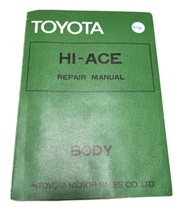 TOYOTA Repair Manual HI-ACE BODY 1977 - Foto 1 di 7