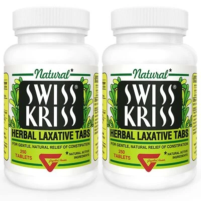 Modern Natural Products Swiss Kriss Herbal Laxative - 250 Tablets (2 PACK) - Image 1 of 4