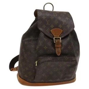 Mochila Louis Vuitton Monograma Montsouris GM M51135 LV Auténtica hk2581 - Imagen 1 de 24