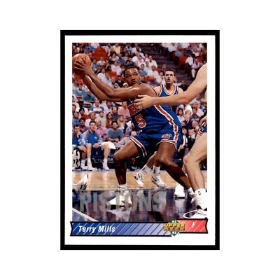 1992 Upper Deck Terry Mills Basketball Cards #292 - Image 1 of 3