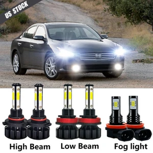 Combo 6x faros delanteros LED + kit de faros antiniebla para Nissan Máxima 2009-2014 - Imagen 1 de 12