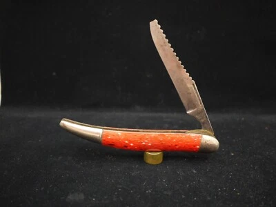 Navaja de bolsillo de pesca marca Hammer con abridor y escalador, bloqueo de revestimiento Foto 1 de 4