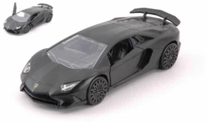 Lamborghini Aventador Sv Matt Black 12,5cm Model JADA TOYS - Foto 1 di 1