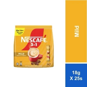 Nescafe 3in 1 Blend & Brew Mild Instant Coffee 25 sticks x 5 packs DHL Express - Picture 1 of 5