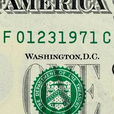 January 23rd 1971 Dollar Jan 23 1971 Birthday Gift Dollar Number Uncirculated $1 - Image 1 of 3