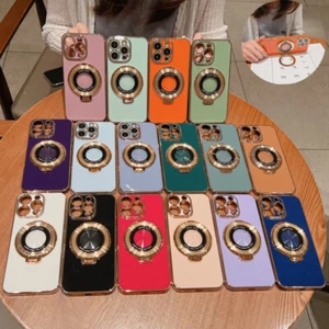 For iPhone 15 14 Pro Max 13 12 11 Shockproof Stand Magnetic Case Soft TPU Cover - Picture 1 of 31