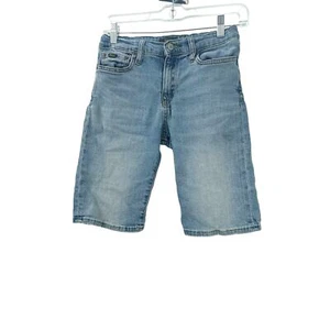 Polo Ralph Lauren The Sullivan Slim Jean Shorts Denim Stretch Blue Size 12 - Picture 1 of 10
